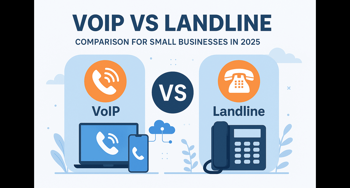 VoIP vs landline comparison for small businesses in 2025